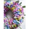 Wianek z kolorowej gipsówki