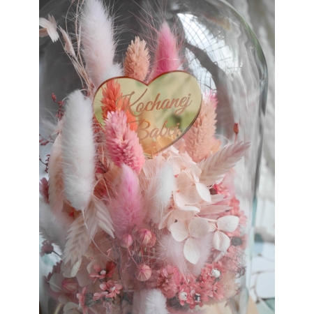 Łąka w szkle podświetlana