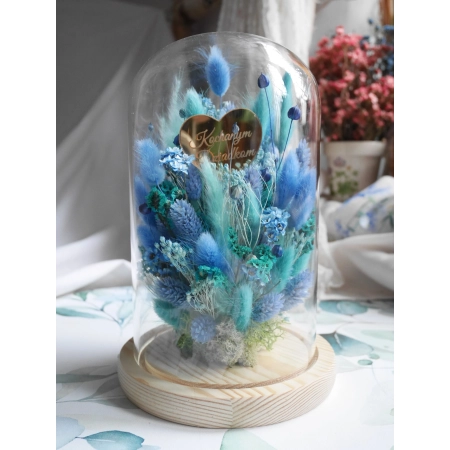 Łąka w szkle podświetlana