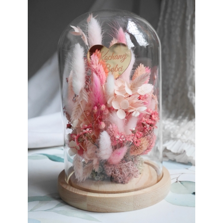 Łąka w szkle podświetlana