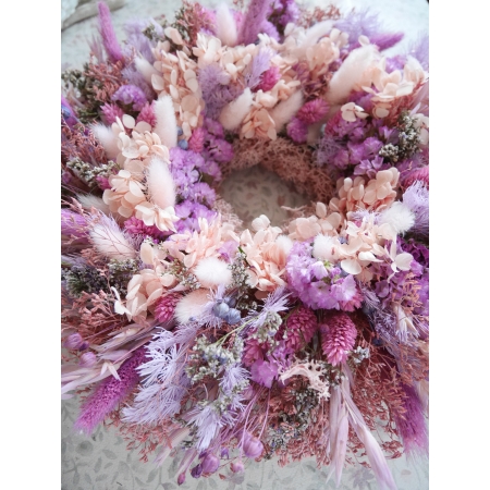 Wianek różowe pastele