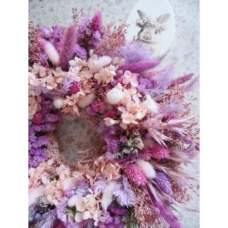 Wianek różowe pastele